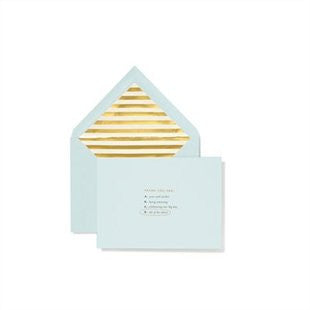 Card: Gold Stripes