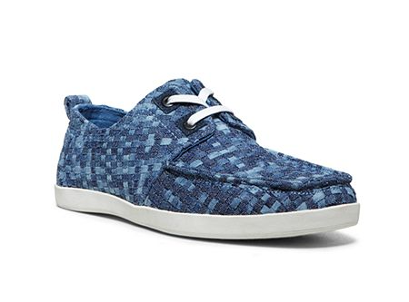 Blue Patterned Loafer