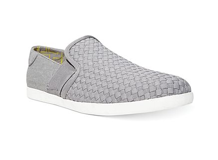 Gray Patch Work Loafer