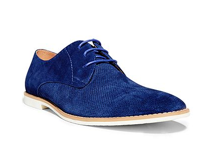 Dark Blue Rough Suede Shoe