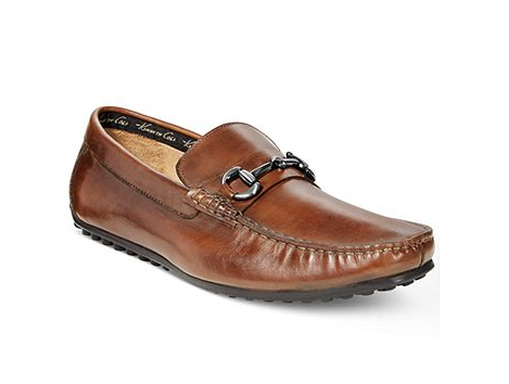 Dark Leather Drivers Shoe