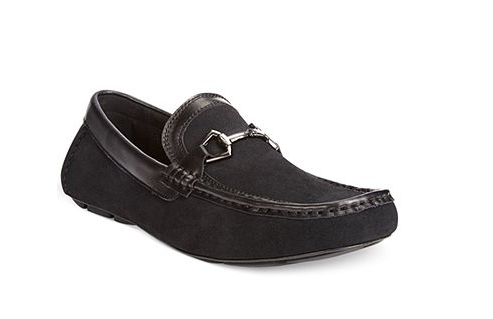 Black Suede Fancy Loafer