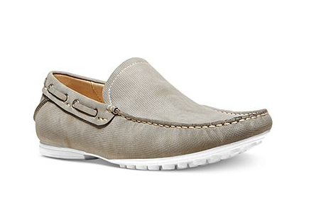 Grey Hide Leather Drivers Shoe