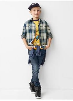 Boys Flannel Button Up