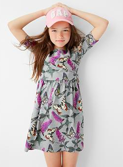 Girls Butterfly Dress