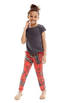 Girls Floral Pants