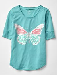 Girls Butterfly Sleep Shirt