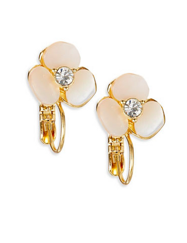 KATE SPADE NEW YORK Disco Pansy Leverback Earrings