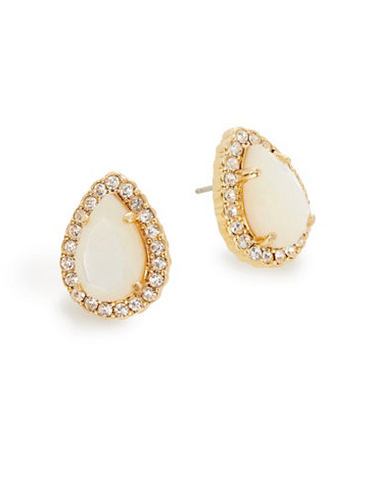 KATE SPADE NEW YORK Teardrop Mother of Pearl Earrings