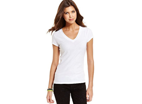 Girls White Tee